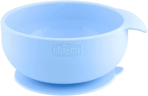 Bowl De Silicona 6m+ - Chicco Color Celeste