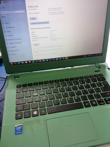 Notebook Acer Pentium 2.1