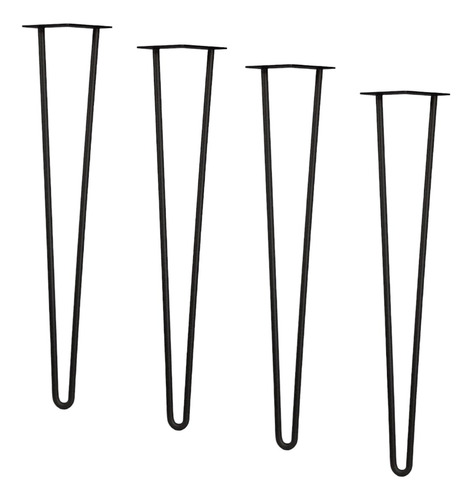 Pata Metalica Tipo Hairpin 60 Cm (pack4 Unidades)