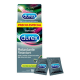 Condones Durex Retardante Importado Love Sex 18 Piezas