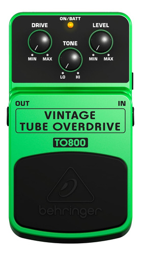 Pedal Guitarra Overdrive Behringer To800 Vintage Tube