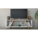 Mueble Tv Lcd Smart Rack Nordico Diseño Moderno Minimalista.