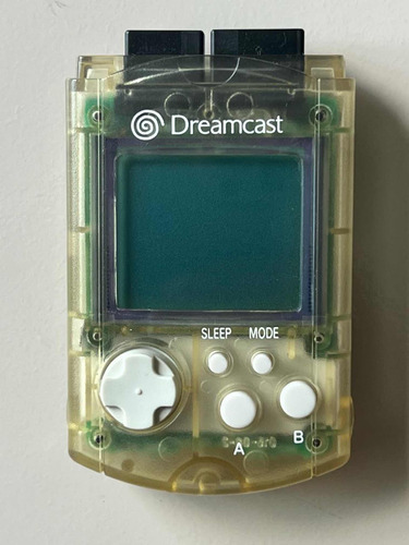 Memory Card Vmu Para Sega Dreamcast Original Translúcido.