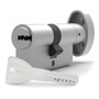 Cilindro Europeo Llave-mariposa Seg 70mm /  Dom-mcm Plateado