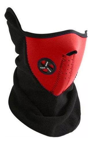 Mascara Neoprene Moto Bici Cuatri Enduro Frio Nieve Ski Mtb Color Rojo