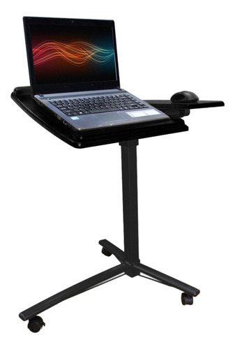 Vextable Mesa Notebook Mesinha Altura Ajustável E Reclinável Cor Preto