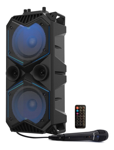 Parlante Bluetooth Portatil Karaoke Bafle Microfono Bowmann