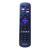 Kit 5 Controle Compatível Aoc Roku Tv Tecla Netflix Deezer