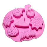 Molde De Silicon Halloween Calavera Calabaza Fantasma 2021