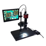 Microscopio Óptico 10a+ 100x,  Pantalla Lcd 10 , Cámara Hdmi