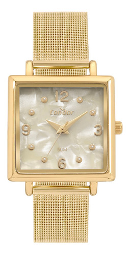 Relógio Condor Feminino Elegante Dourado - Copc21jjd/4x
