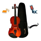 Violino Acústico Vivace Mozart Mo44 +afinador+espaleira+breu