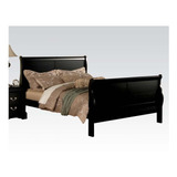 Cama Queen En Madera Color Negro Por Acme Furniture