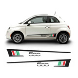 Kit Adesivo Faixa Lateral Fiat 500 Italia Sport Personalizad