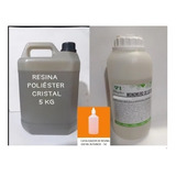 Resina Poliester Cristal 5 Kg + 2 Litros Momonero Estireno