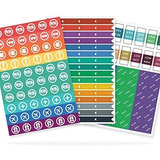 Plantillas De Stickers Multicolor Multidiseños Para Agenda