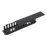 Organizador De Cable Horizontal Para Rack Un Lado Plastico