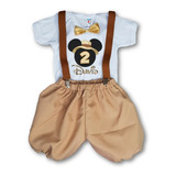 Traje Bebé Safari Disfraz Pañalero Y Short Smash Cake  0a24m