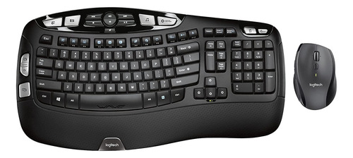 Combo Inalámbrico Logitech Mk570 Diseño Ondulado.