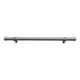 Barral Hierro Para Cortina Metal Soporte Caño Simple 2,5 M