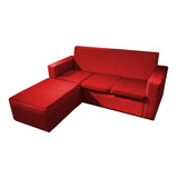 Sillón Rinconero Tapizado En Chenille Oferta