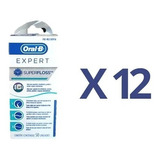 Super Floss Expert Hilo Dental 12 Pzas 