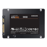 Samsung 870 Evo 500 Gb 2,5 Pulgadas Sata Iii Ssd Interno (mz