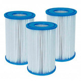 03 Cartuchos Refil Tipo A Filtro Piscina Intex Bomba #29003