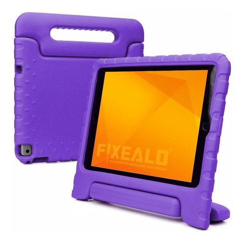 Funda Compatible Con iPad Protector Infantil + Mica Completa