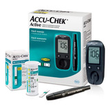 Accu Chek Active Medidor De Glicemia Kit Completo Original