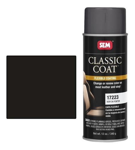 Pintura Para Vinyl, Piel, Plasticos Sem Very Dk Pewter 17223