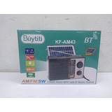 Radio Kf-am43 Solar Buytiti Con Bluethooth/linterna/fm/am