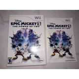  Disney Epic Mickey 2: The Power Of Two Nintendo Wii