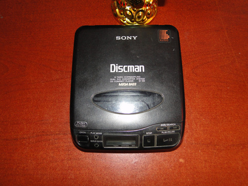 Discman Sony D-33 Cd Walkman Audio Vintage 