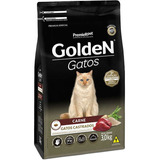 Ração Golden Gatos Adultos Castrados Carne 3kg