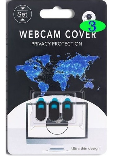 Tapa Cubre Camara Web Protector Lente Oculta Webcam X3