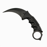 Canivete Tatica Karambit Preta Cs Go Resistente Afiada