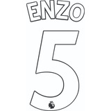 Estampado #5 Enzo - Versiones Premier Y Champions - Chelsea