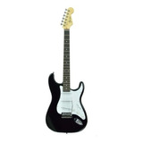 Guitarra Eléctrica Deviser L-g1 Black Stratocaster De Tilo 