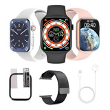 Kit Smartwatch W59 Pro Serie 9 + Pulseira Extra E Pelicula