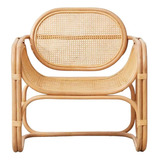 Sillón Silla Rattan Tokyo Deco Madera 1 Cuerpo Diseño Unico