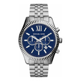 Reloj Mujer Michael Kors Mk8280 Cuarzo Pulso Plateado En