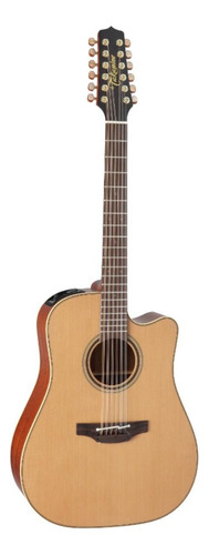 Guitarra Acústica Takamine Pro Series P3dc-12 Para Diestros Natural Satin