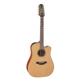 Guitarra Acústica Takamine Pro Series P3dc-12 Para Diestros Natural Satin