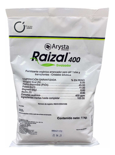 Raizal 400 Enraizador Huerto Esquejes Estacas Plantas 1kg