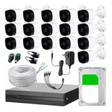 Dahua Kit Cctv 16 Cámaras 5 Mp Metal Hdd 3 Tb + Cable Utp