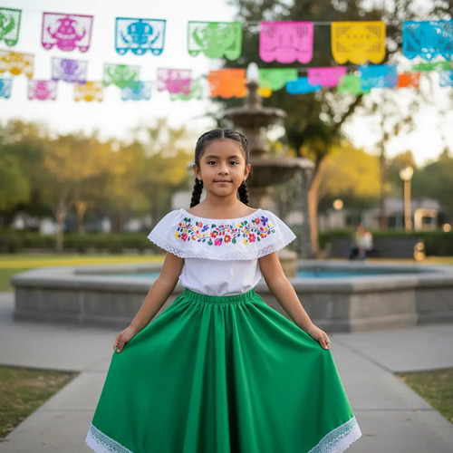 Vestido Infantil Adelita Regional Revolución Mexicana