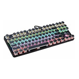 Teclado Mecánico Para Juegos K917 Rgb, Teclado Retro D...