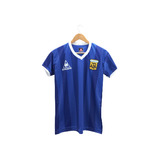 Camiseta Retro Argentina 86 Azul Maradona Mano De Dios 