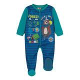 Pijama Bebé Niño Entero Polar Reciclado Azul H2o Wear